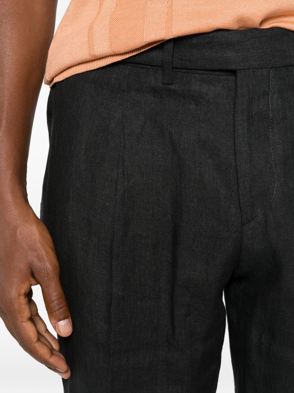 Pantaloni con pieghe in nero Briglia 1949 - uomo 