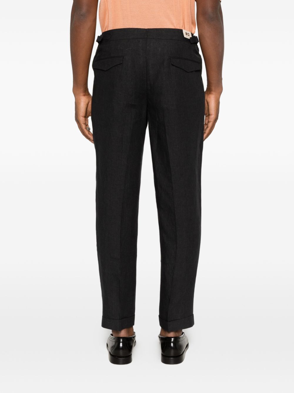 Pantaloni con pieghe in nero Briglia 1949 - uomo 