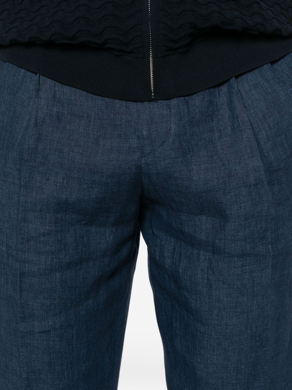 Pantaloni a pieghe con fibbia in blu Briglia 1949 - uomo 