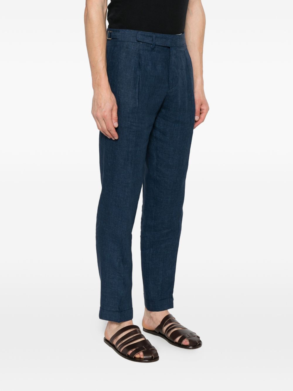Pantaloni a pieghe con fibbia in blu Briglia 1949 - uomo 