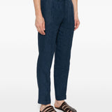 Pantaloni a pieghe con fibbia in blu Briglia 1949 - uomo 