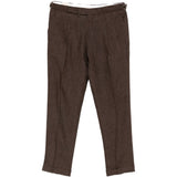 Pantaloni Quartieris con regolazioni laterali in marrone Briglia 1949 - uomo 