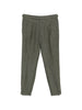 Men's trousers with pleats and side adjusters in Briglia 1949 green