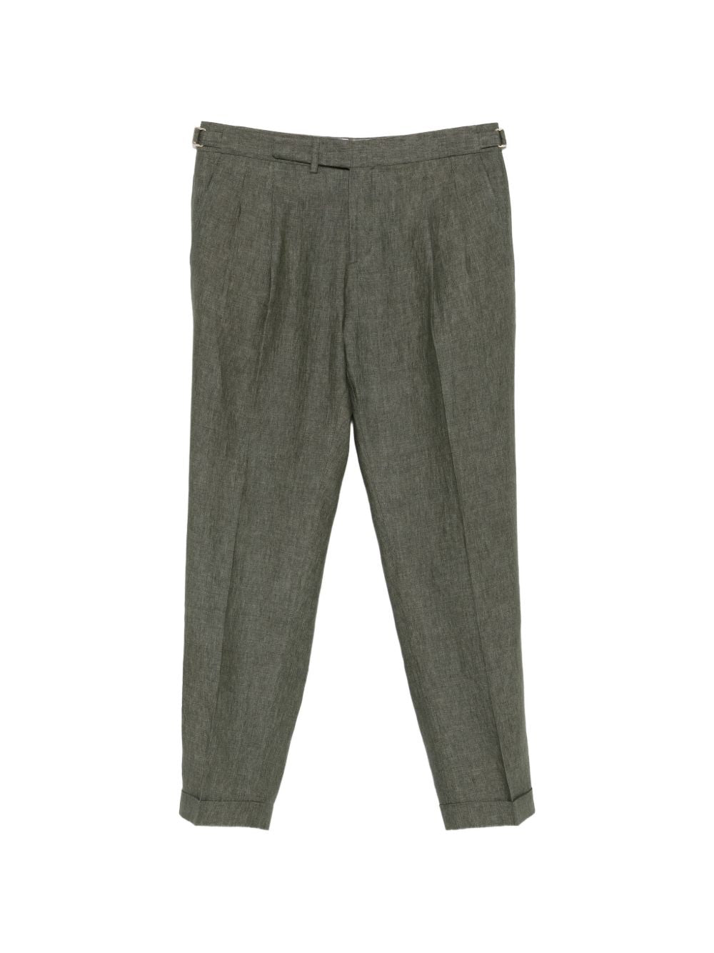 Pantaloni con pieghe e regolazione laterale in verde Briglia 1949 - uomo 
