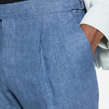 Pantaloni con pieghe in blu Briglia 1949 - uomo 
