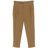 Pantaloni con pieghe in marrone Briglia 1949- donna 