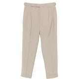 Pantaloni a pieghe con cintura in beige Briglia 1949- donna 