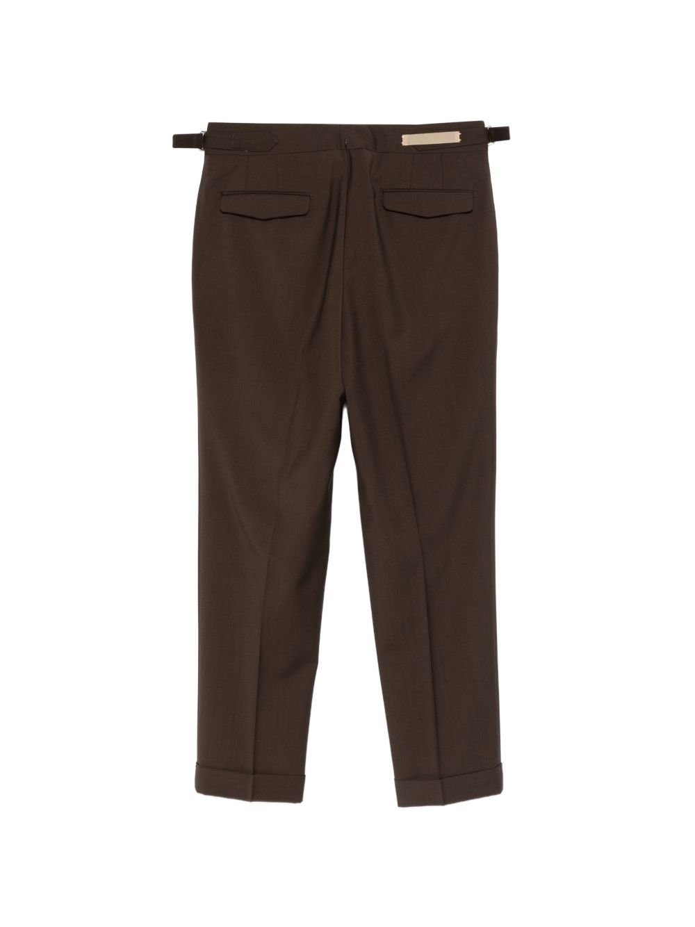 Pantaloni con fibbia e pieghe in marrone Briglia 1949- donna 