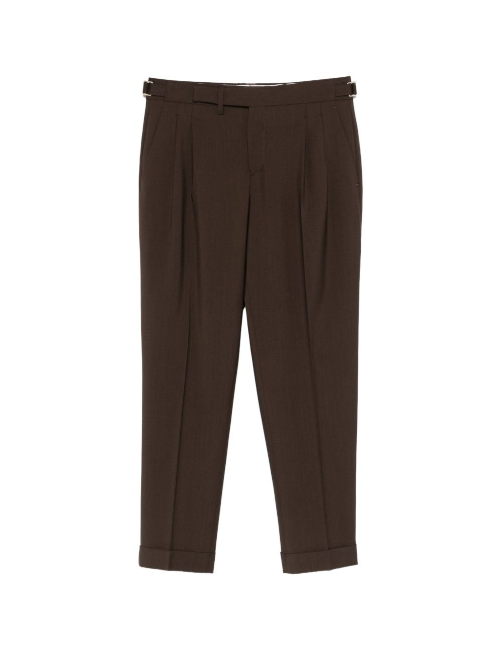 Pantaloni con fibbia e pieghe in marrone Briglia 1949- donna 