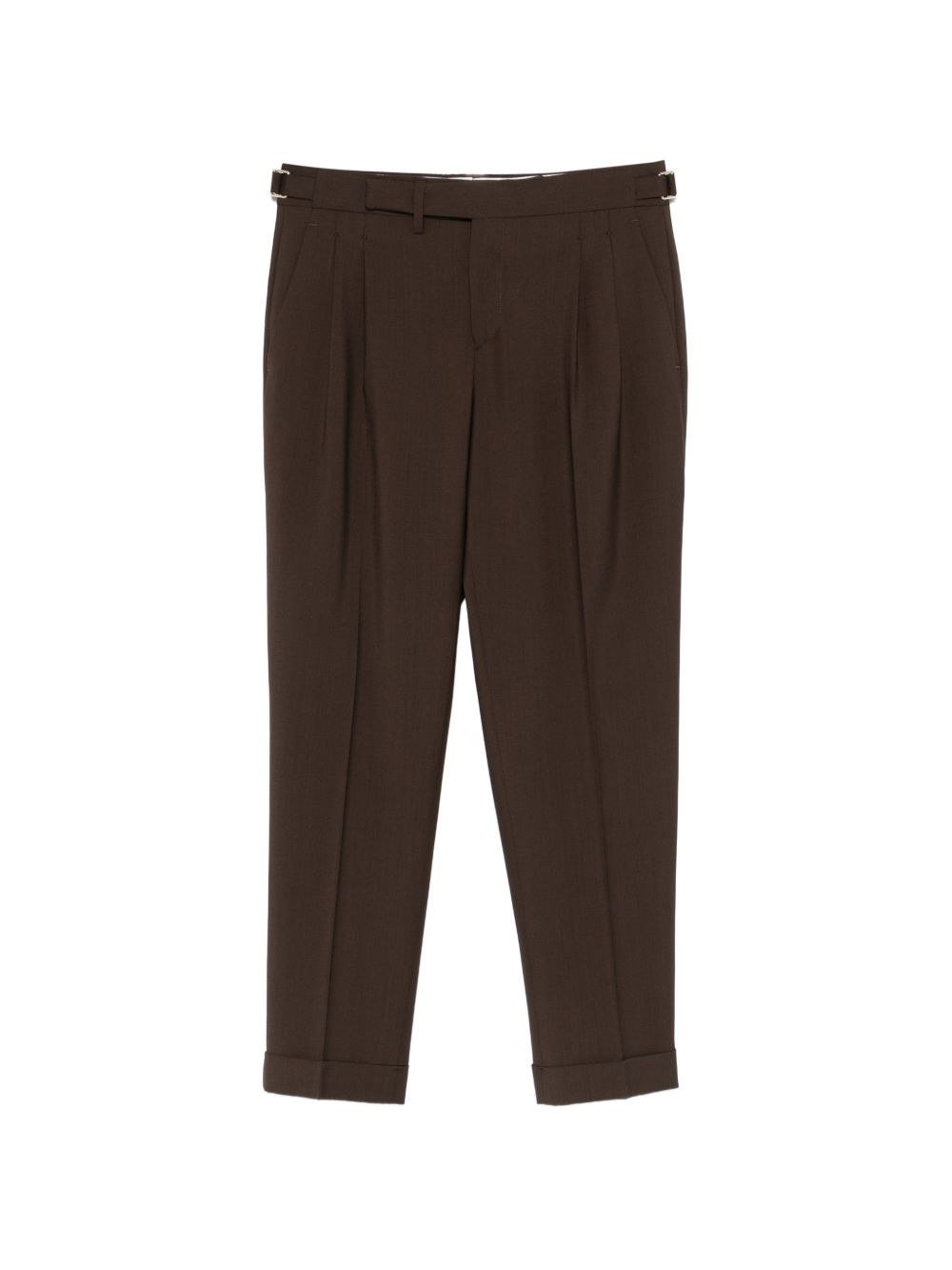 Pantaloni con fibbia e pieghe in marrone Briglia 1949- donna 