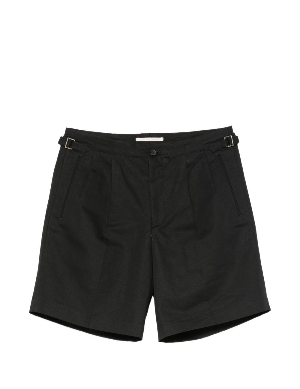 Shorts a pieghe con fibbia in nero Briglia 1949 - uomo 