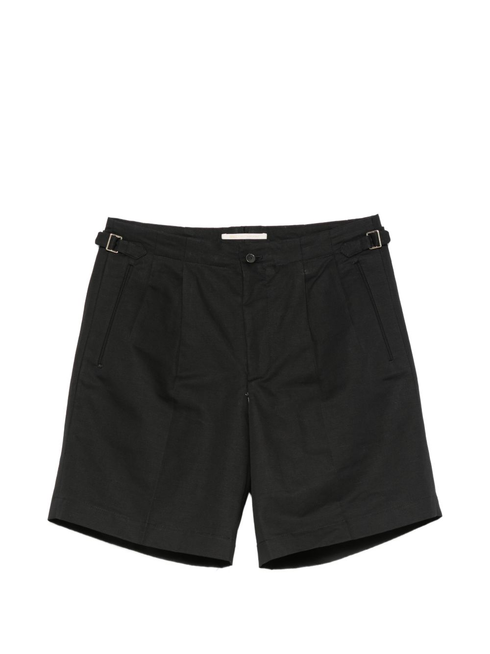 Shorts a pieghe con fibbia in nero Briglia 1949 - uomo 