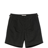 Shorts a pieghe con fibbia in nero Briglia 1949 - uomo 