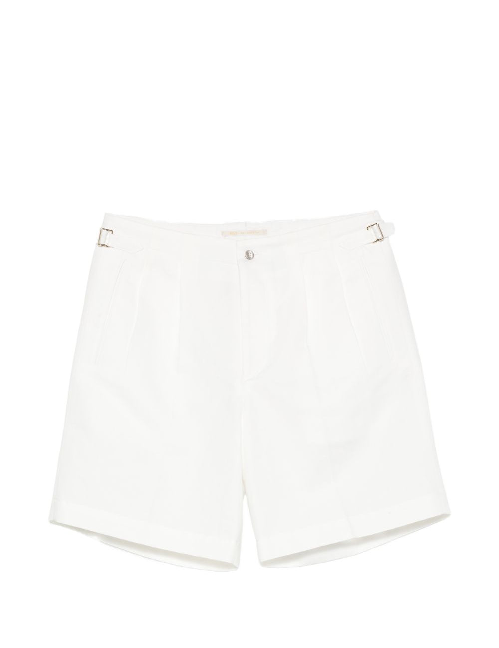 Shorts a pieghe con fibbia in bianco Briglia 1949 - uomo 