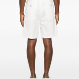 Shorts a pieghe con fibbia in bianco Briglia 1949 - uomo 