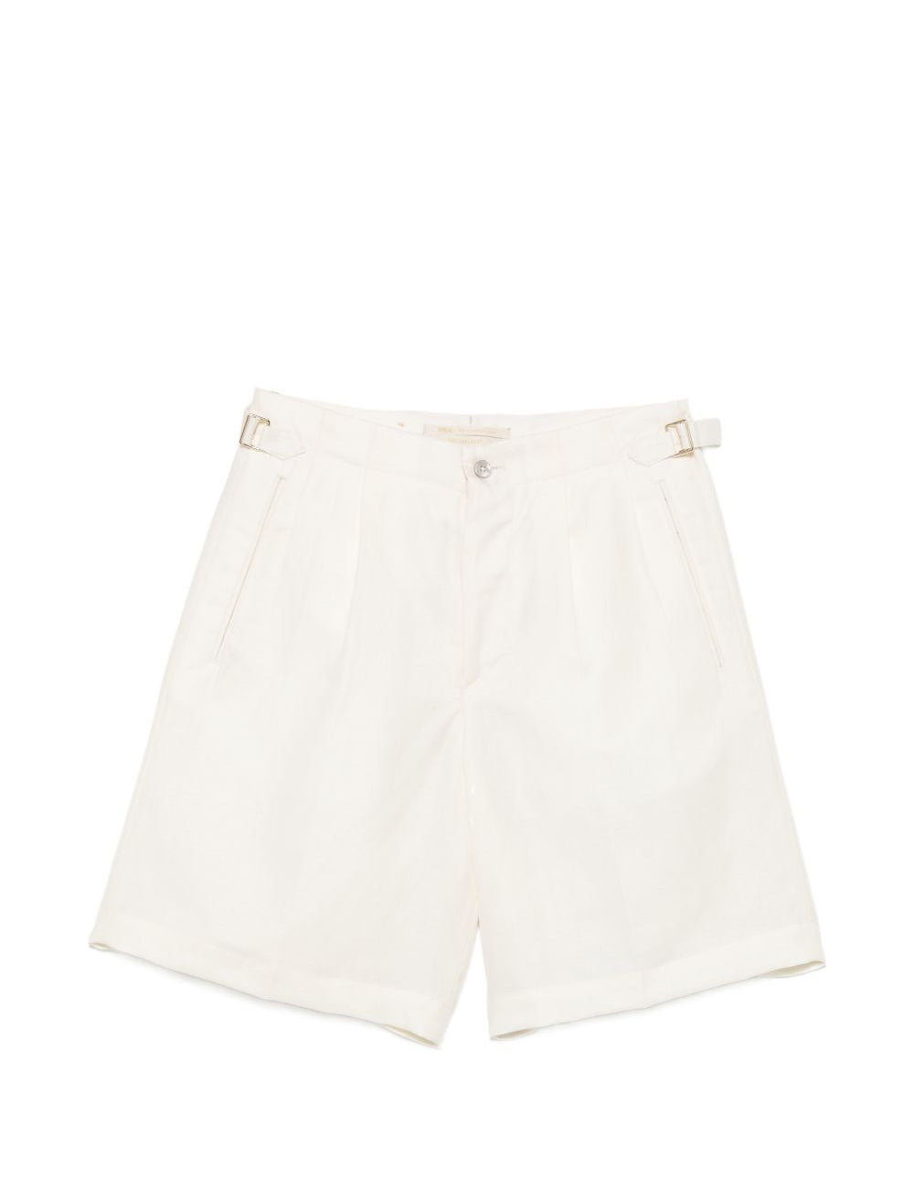 Shorts a pieghe con fibbia in bianco Briglia 1949 - uomo 