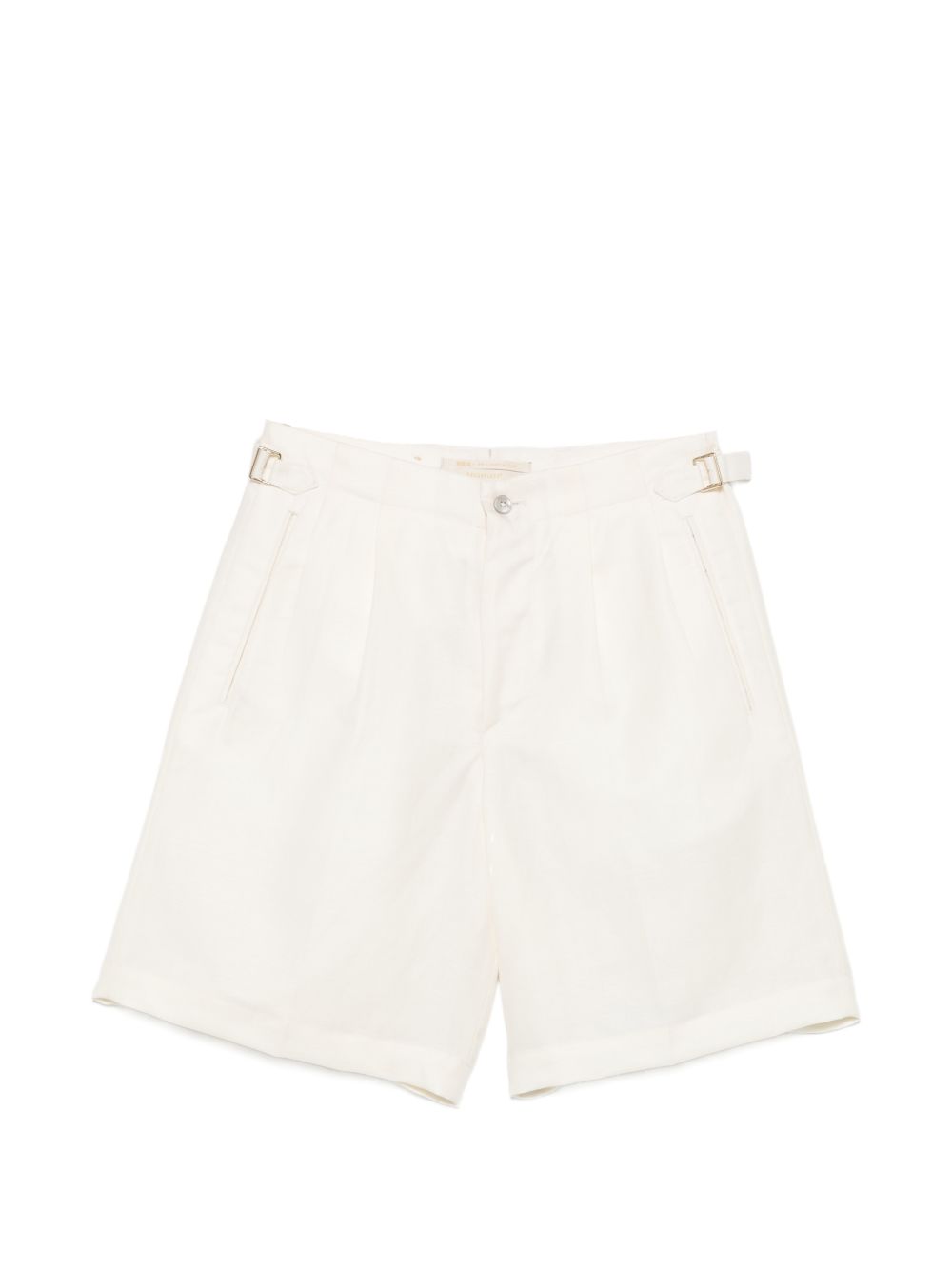 Shorts a pieghe con fibbia in bianco Briglia 1949 - uomo 