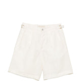 Shorts a pieghe con fibbia in bianco Briglia 1949 - uomo 