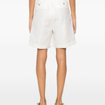 Shorts a pieghe con fibbia in bianco Briglia 1949 - uomo 