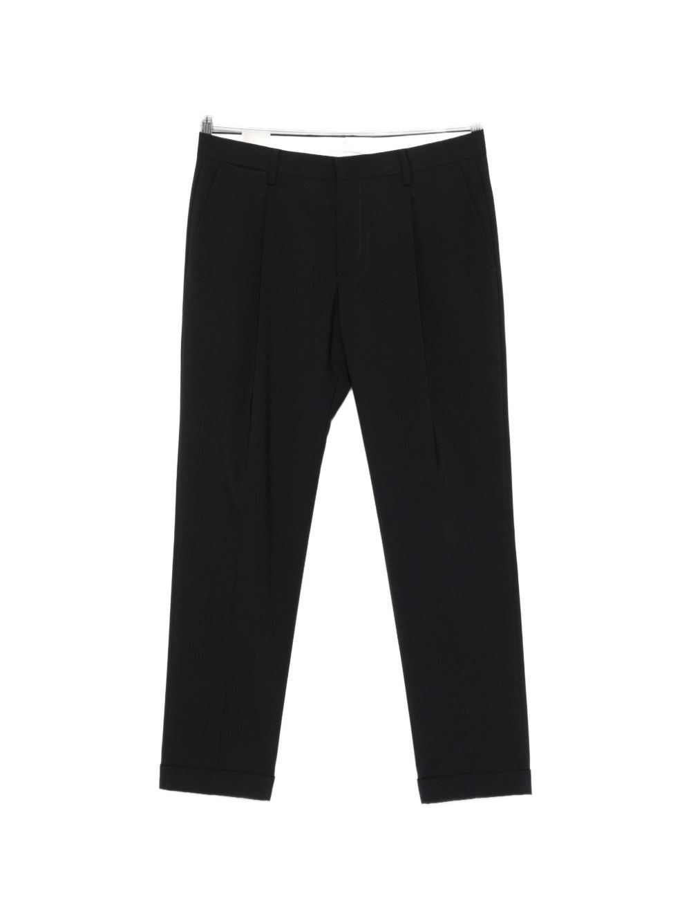 Pantaloni tiberio con pieghe in nero Briglia 1949 - uomo 