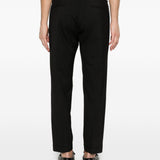 Pantaloni tiberio con pieghe in nero Briglia 1949 - uomo 
