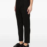 Pantaloni tiberio con pieghe in nero Briglia 1949 - uomo 