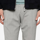 Pantaloni tiberio con pieghe in grigio Briglia 1949 - uomo 
