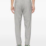 Pantaloni tiberio con pieghe in grigio Briglia 1949 - uomo 