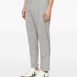 Pantaloni tiberio con pieghe in grigio Briglia 1949 - uomo 