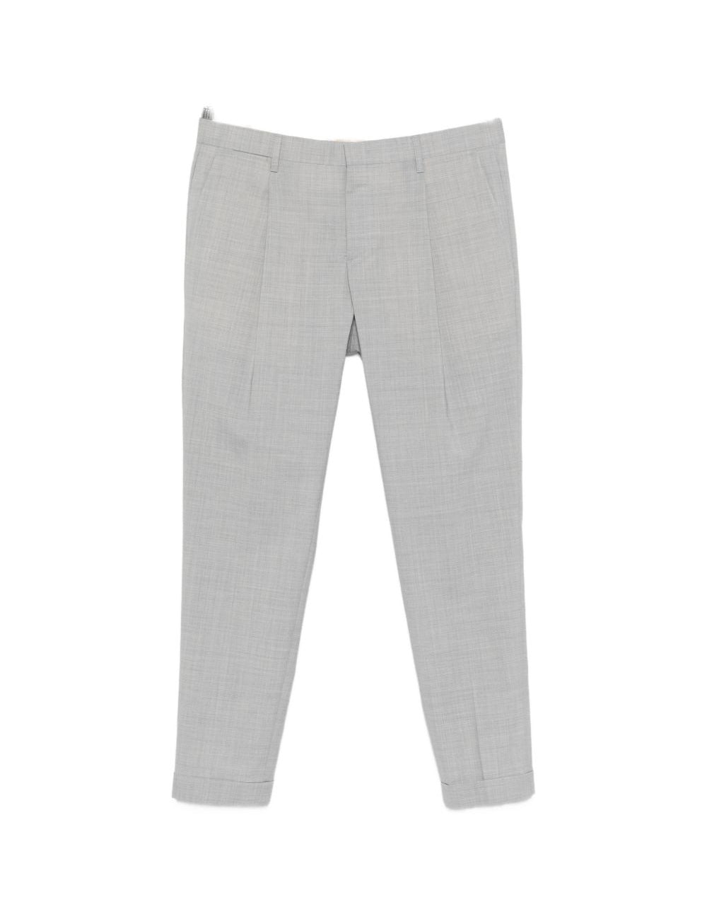 Pantaloni tiberio con pieghe in grigio Briglia 1949 - uomo 