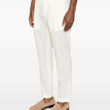 Pantaloni Tibero con pieghe pressate in bianco Briglia 1949 - uomo 