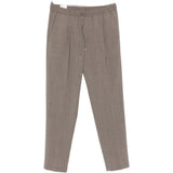 Pantaloni con coulisse e pieghe in marrone Briglia 1949 - uomo 