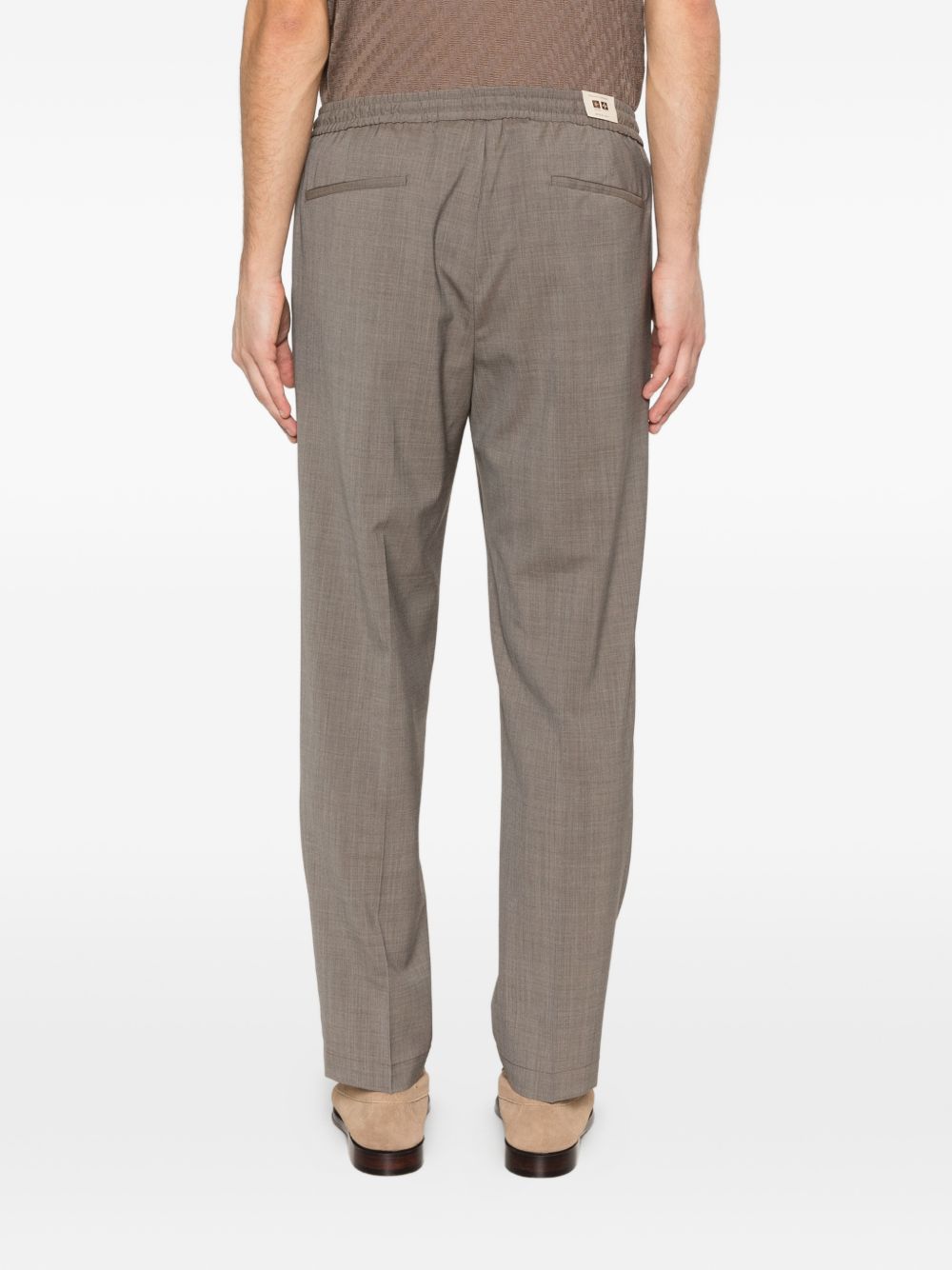 Pantaloni con coulisse e pieghe in marrone Briglia 1949 - uomo 