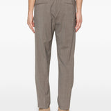 Pantaloni con coulisse e pieghe in marrone Briglia 1949 - uomo 