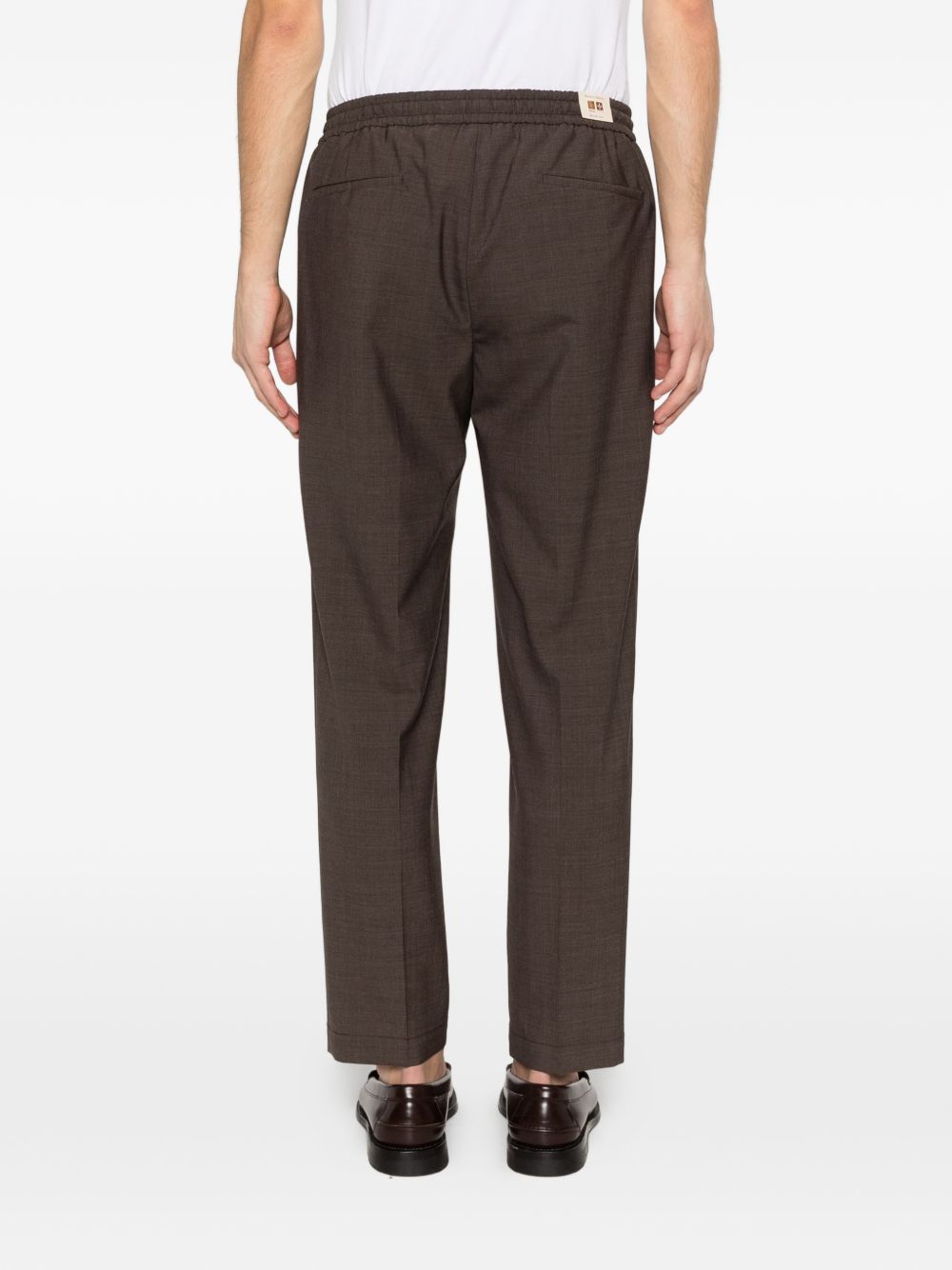 Pantaloni con coulisse e pieghe in marrone Briglia 1949 - uomo 