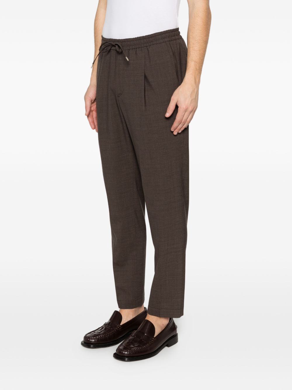Pantaloni con coulisse e pieghe in marrone Briglia 1949 - uomo 