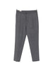 Briglia 1949 men's gray drawstring pleated pants