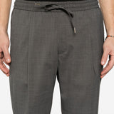 Pantaloni con coulisse e pieghe in grigio Briglia 1949 - uomo 