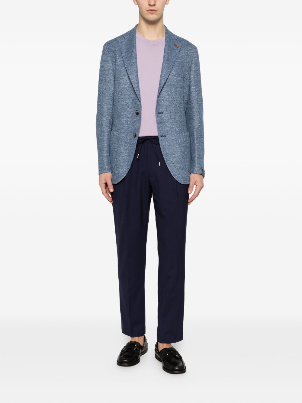 Pantaloni con coulisse e pieghe in blu Briglia 1949 - uomo 