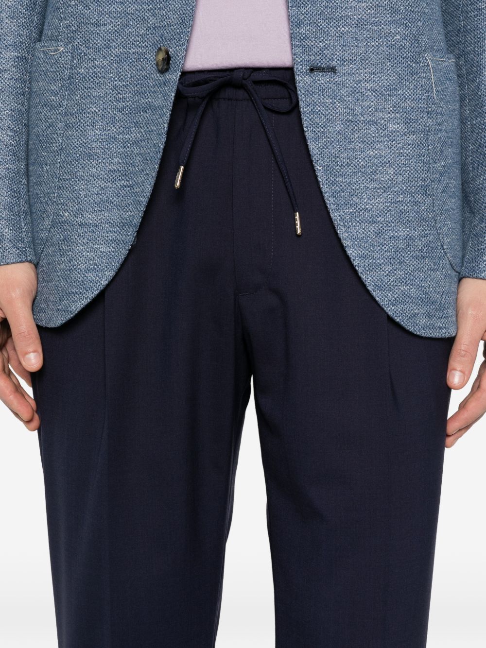 Pantaloni con coulisse e pieghe in blu Briglia 1949 - uomo 