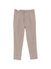 Men's Briglia 1949 Beige Drawstring Pleated Trousers
