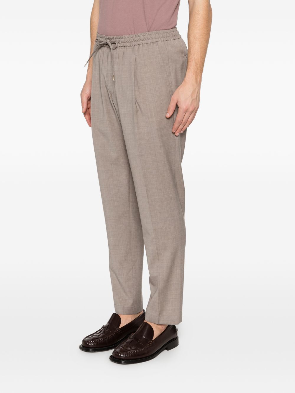Pantaloni con coulisse e pieghe in beige Briglia 1949 - uomo 