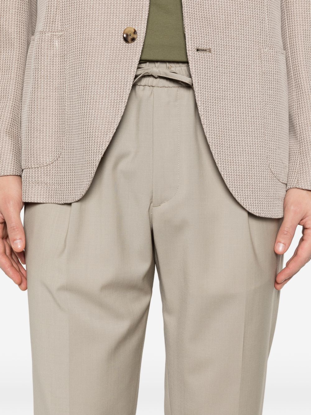 Pantaloni con coulisse e pieghe in beige Briglia 1949 - uomo 
