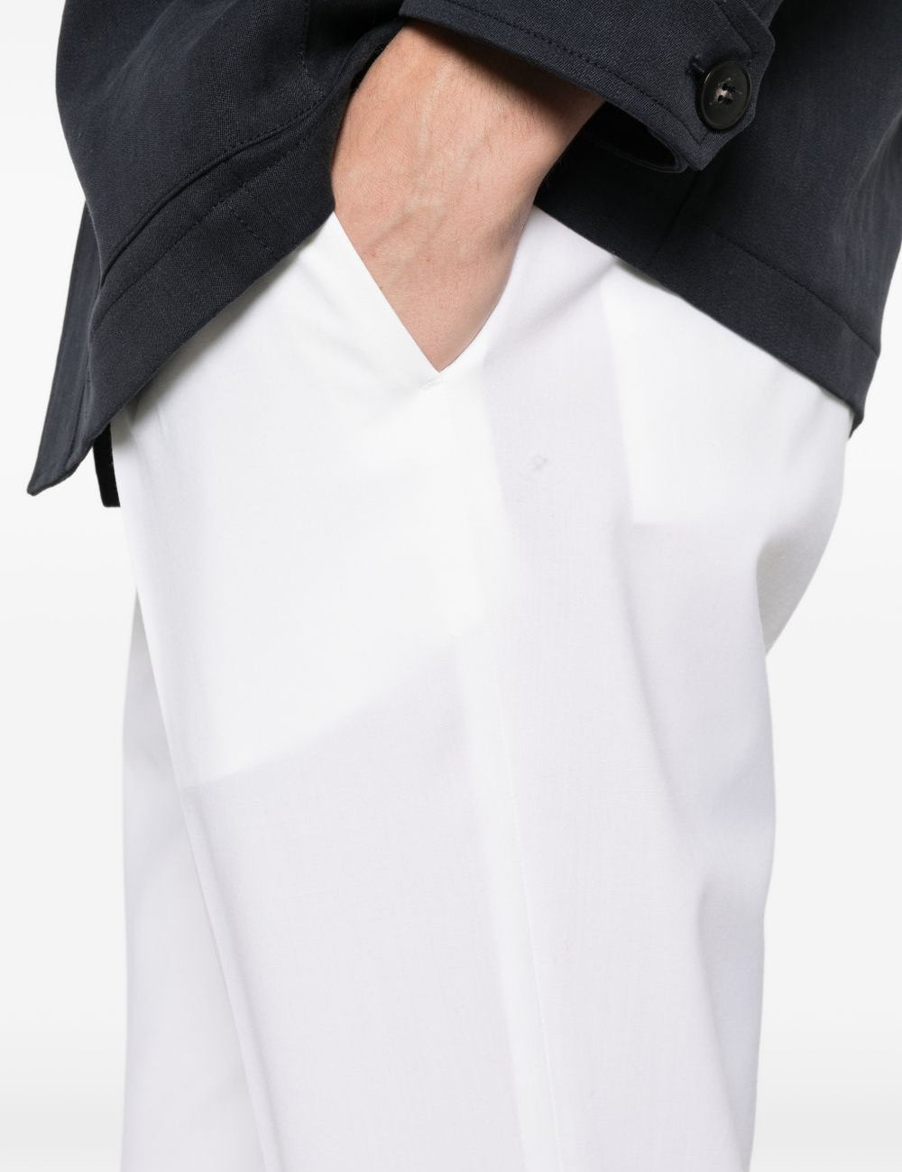 Pantaloni con coulisse e pieghe Wimbledons in bianco Briglia 1949 - uomo 
