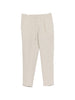 Men's Briglia 1949 Beige Pleated Drawstring Trousers