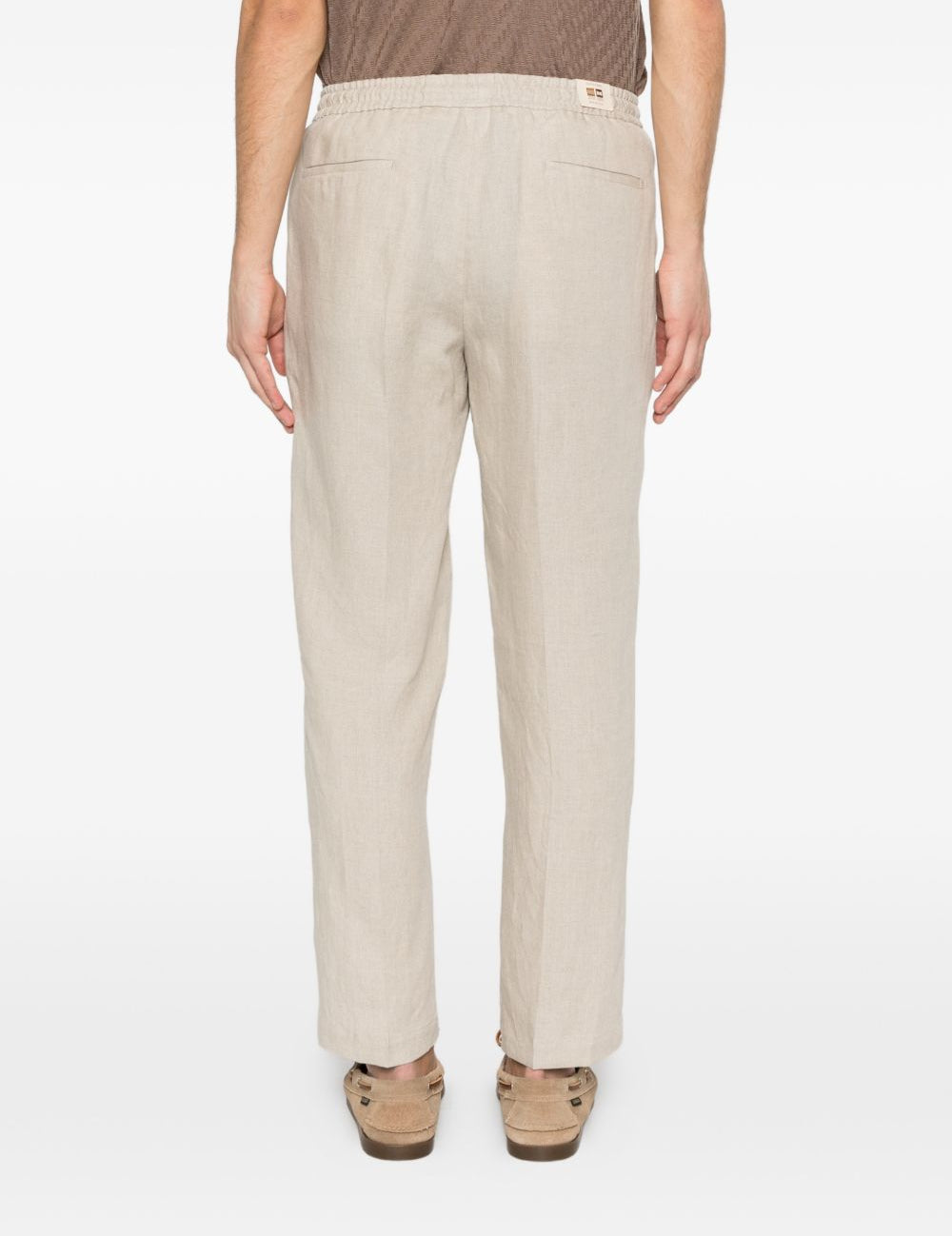 Pantaloni con coulisse e pieghe in beige Briglia 1949 - uomo 