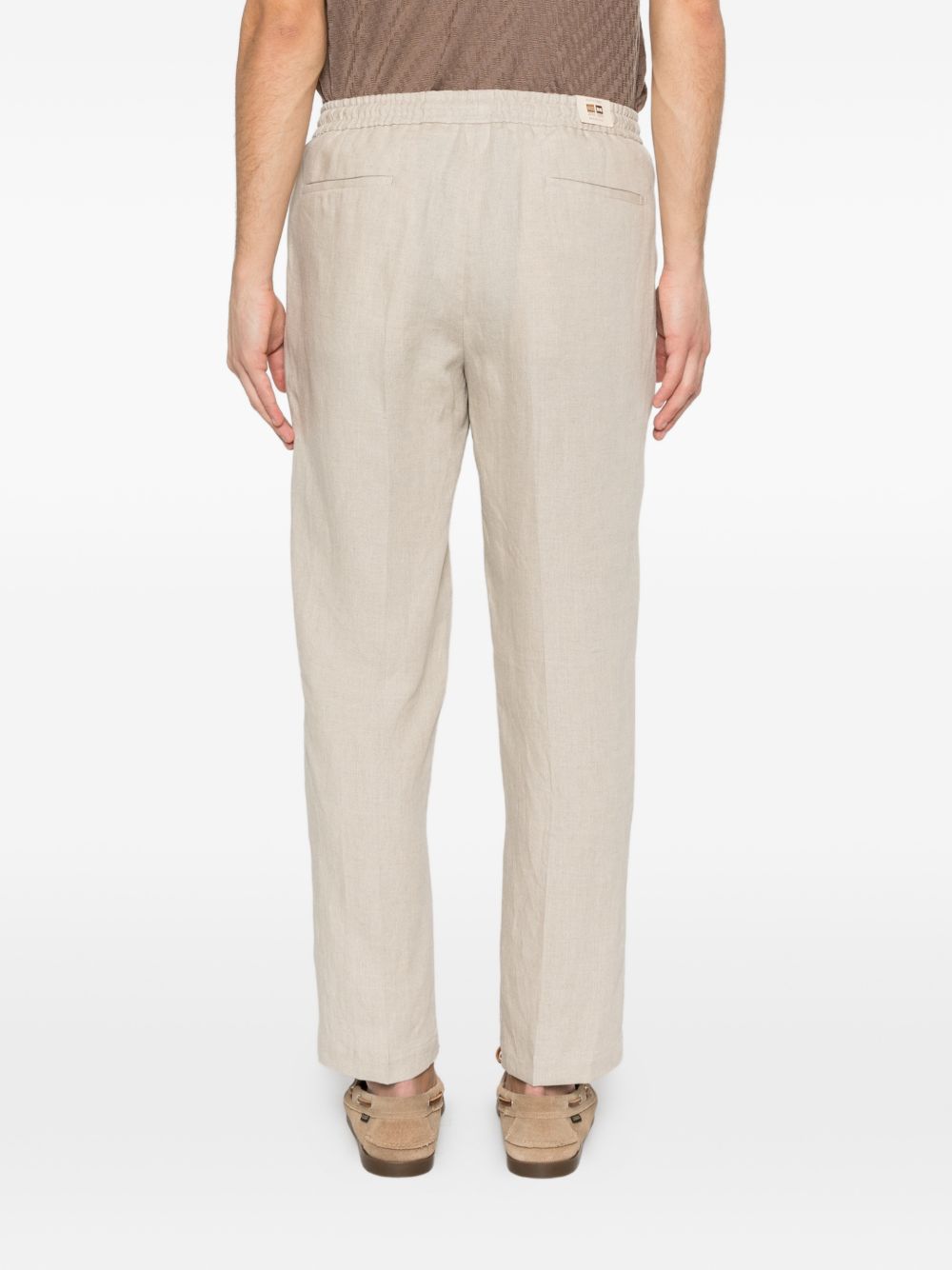 Pantaloni con coulisse e pieghe in beige Briglia 1949 - uomo 