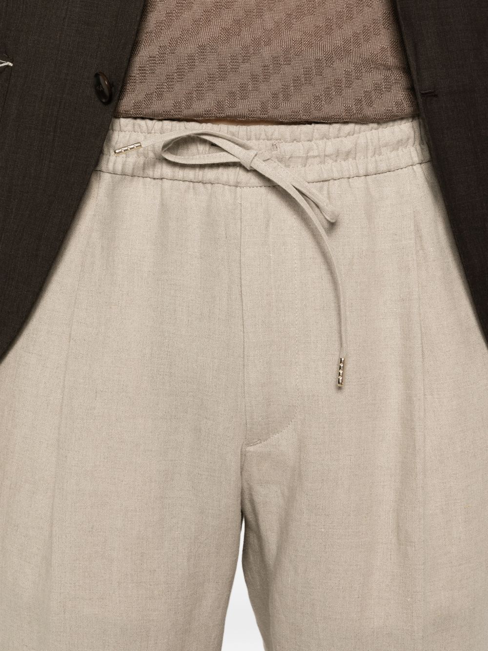 Pantaloni con coulisse e pieghe in beige Briglia 1949 - uomo 
