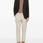 Pantaloni con coulisse e pieghe in beige Briglia 1949 - uomo 