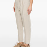 Pantaloni con coulisse e pieghe in beige Briglia 1949 - uomo 